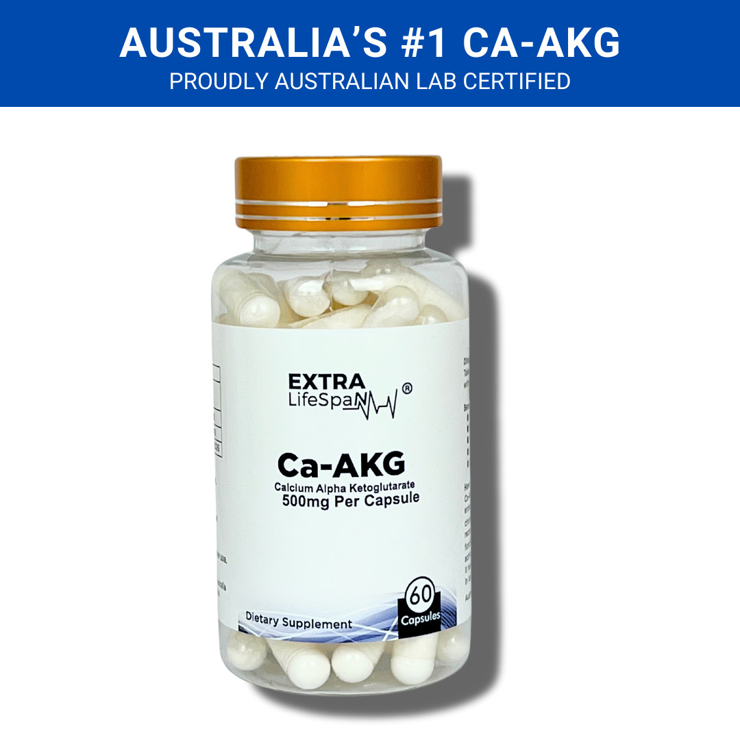 Ca Alpha Ketoglutarate Ca-AKG Trans Resveratrol Australian Certified Supplements