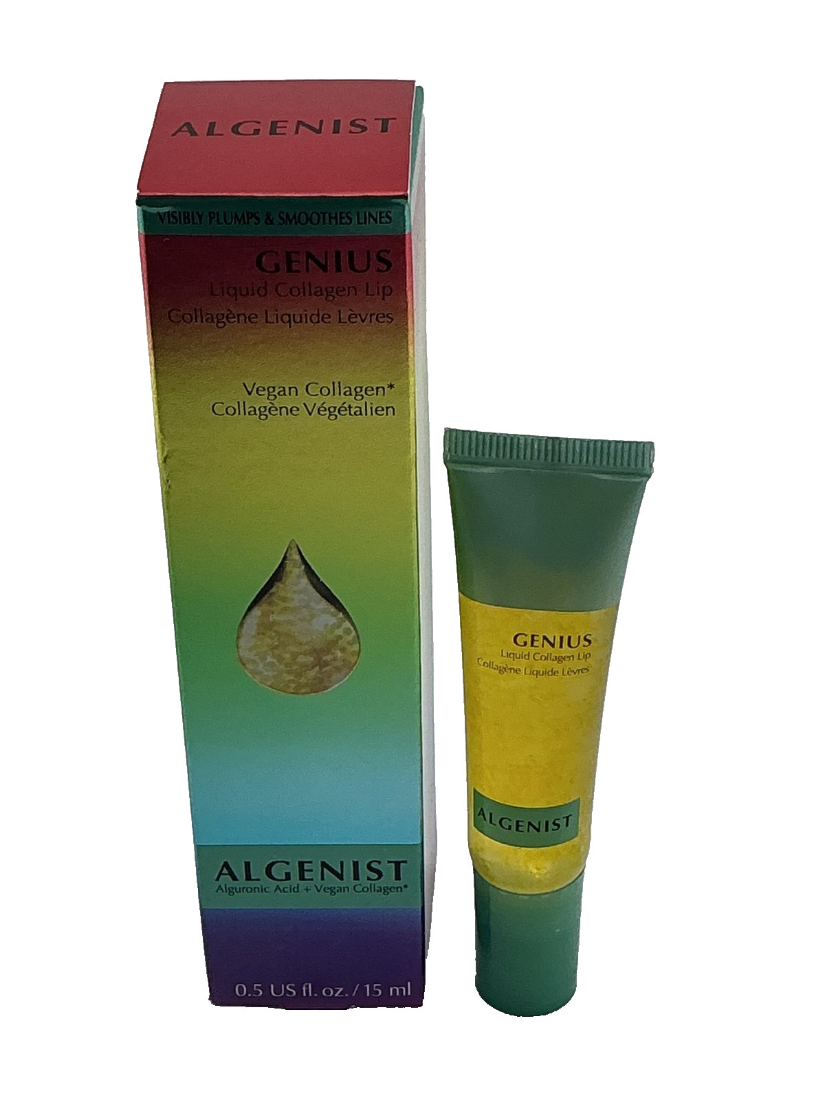 Algenist GENIUS Liquid Collagen Lip 0.5 oz/15 ml NEW IN BOX!