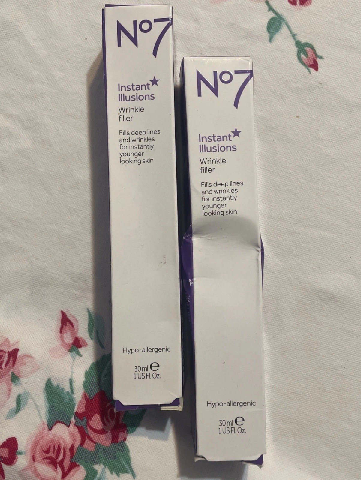 2~No7 Instant Illusions Wrinkle Filler – 1 oz each for Younger Skin NIB Retired