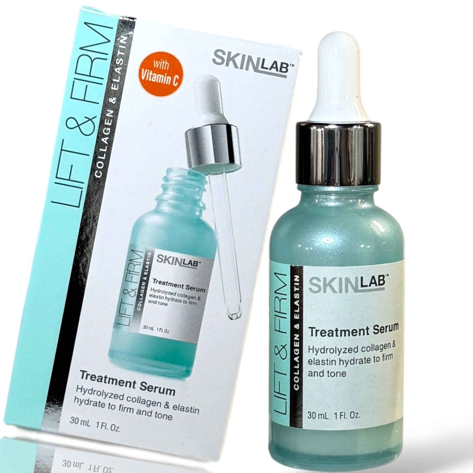 SkinLab Lift & Firm Treatment Serum 1 oz Original Collagen & Elastin Pro Formula