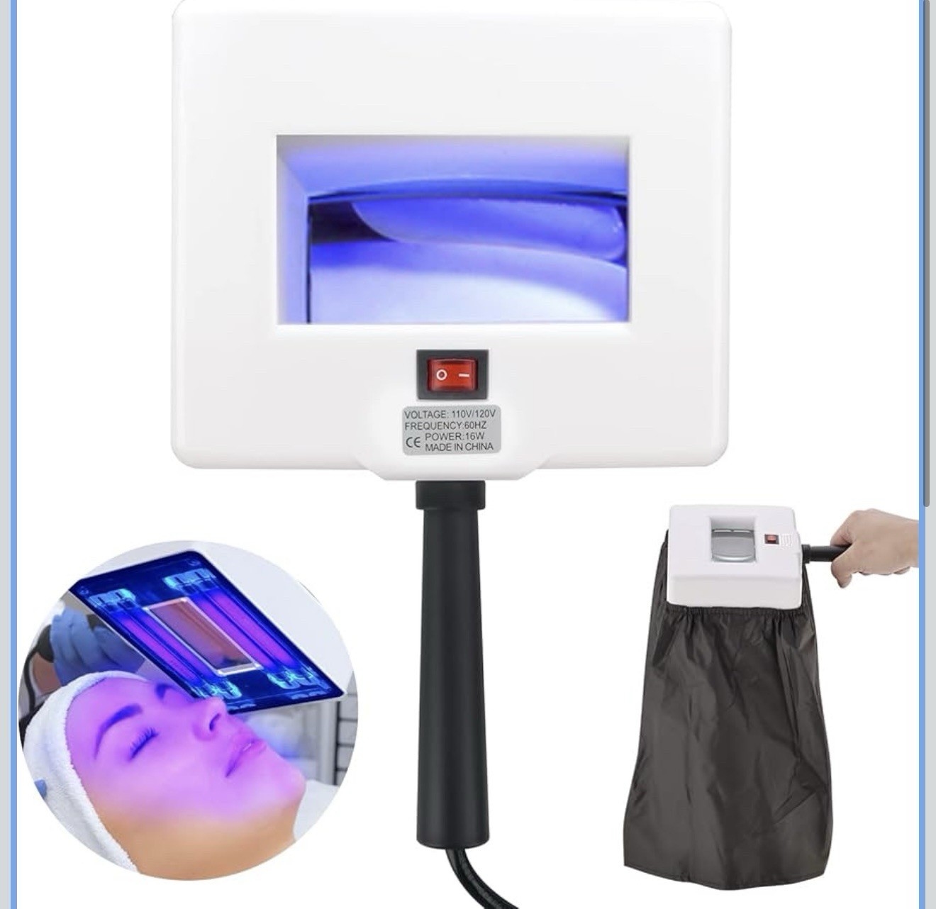 New Wood Lamp Skin Analyzer Portable Face Skin Care Device for Skin Health Care