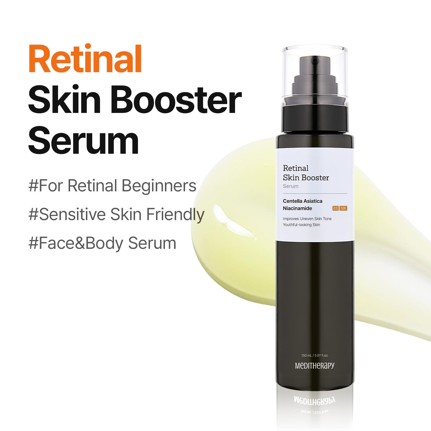 Retinal Skin Booster Serum – Beginner Friendly Non-Irritating Retinaldehyde for