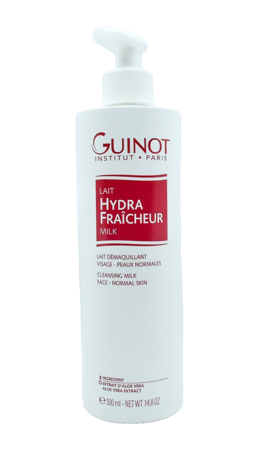 Guinot Hydra Fraicheur Cleansing Milk Normal Skin Pro Size 14.8 oz / 500ml NoBox