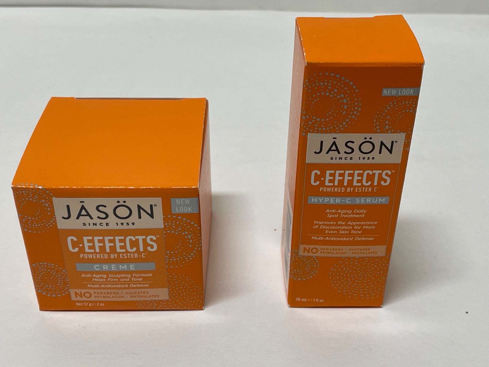 Jason C-Effects Hyper-C Serum (1oz) or Creme (2 oz) – Brand New in Box