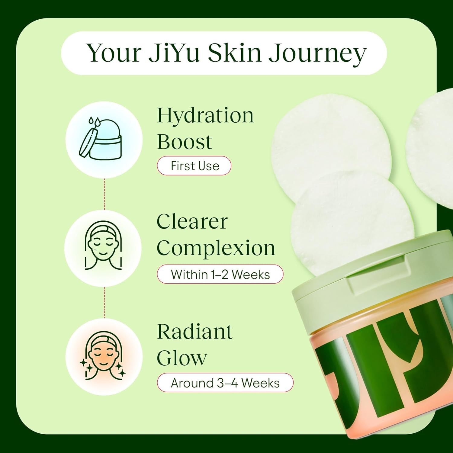 Brighten Dull Skin with K-Beauty Toning Pads – 100 Count Hydrating Solution