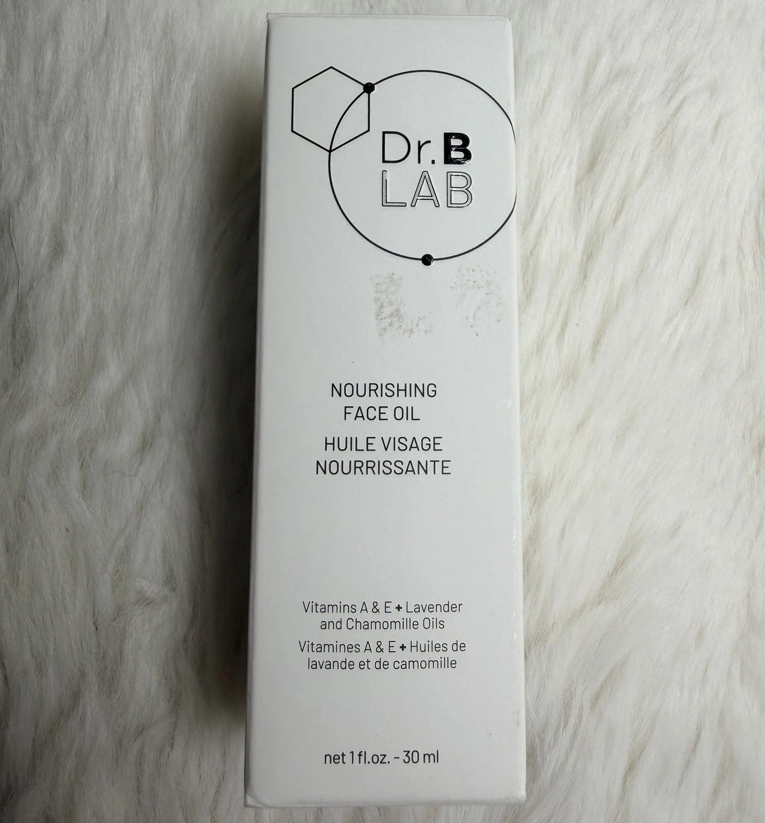 Dr. B Lab Nourishing Face Oil Vitamins A & E + Lavender Chamomille New Open Box