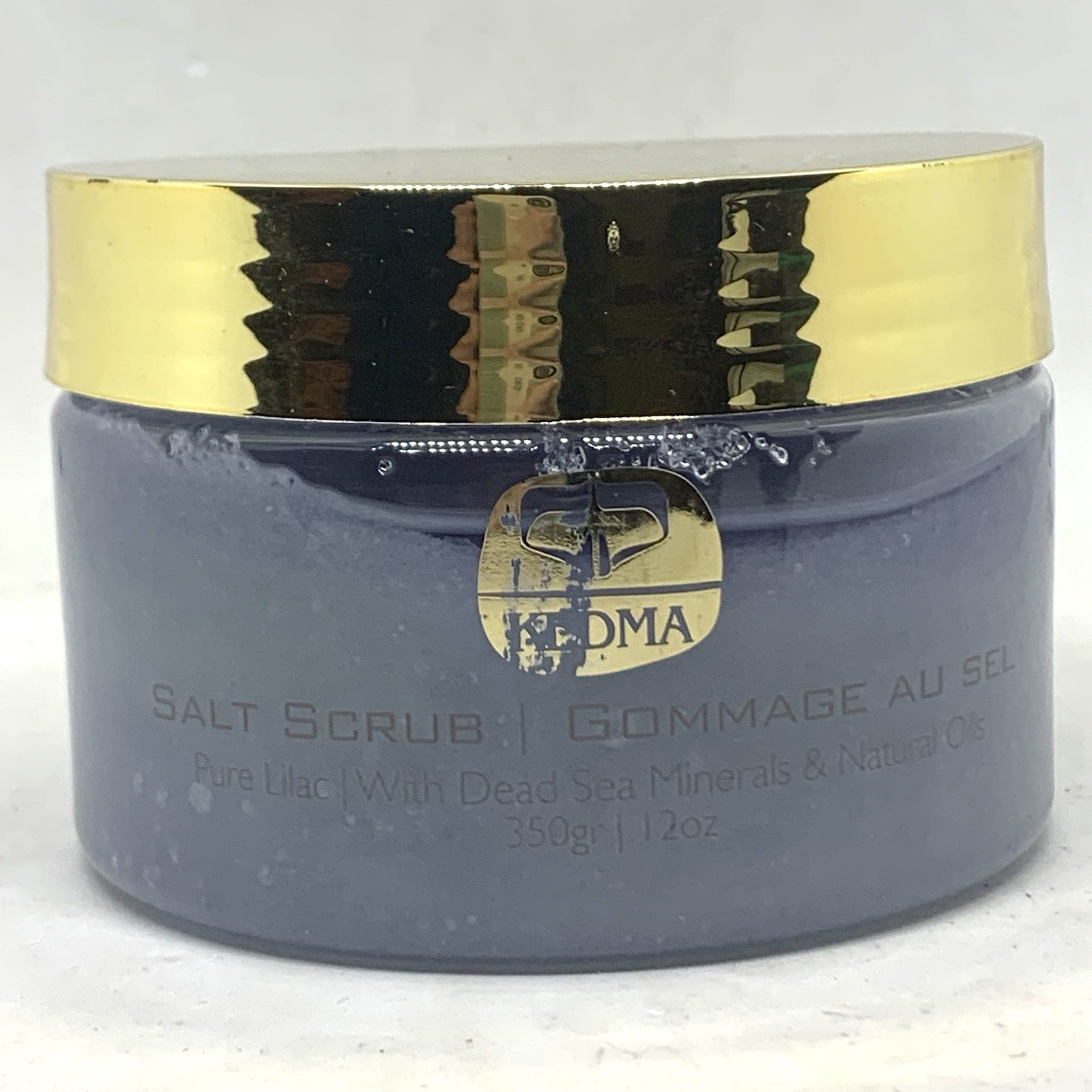 KEDMA SALT SCRUB LILAC DEAD SEA MINERLAS-NATURAL OILS- 12 oz / 350 g-NEW