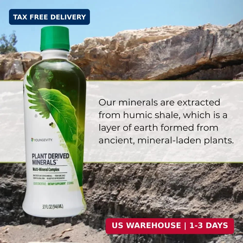 Youngevity Plant Derived Liquid Minerals – 77+ Natural Unaltered Trace Minerals