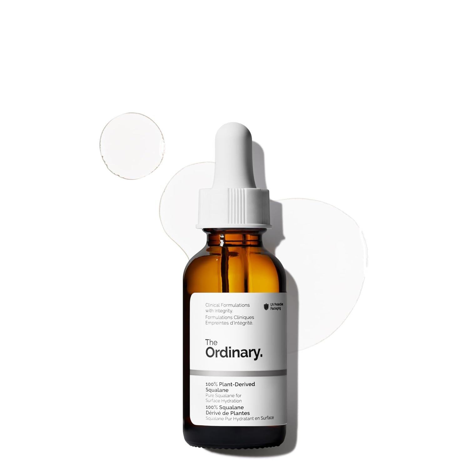 100% Plant-Derived Squalane, for Skin and Hair, Lightweight Hydration, and Moist