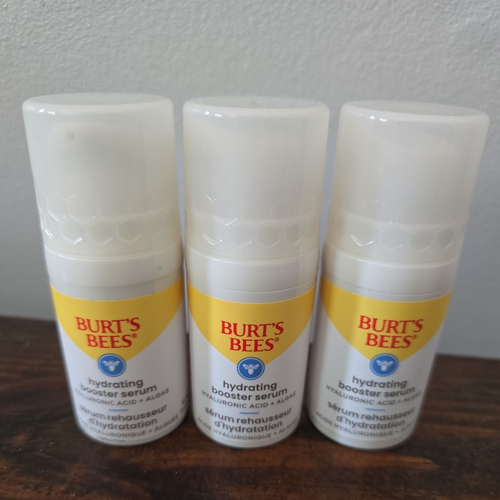 3 X Burt’s Bees Hydrating Concentrated Serum with Hyaluronic Acid + Algae 1 oz