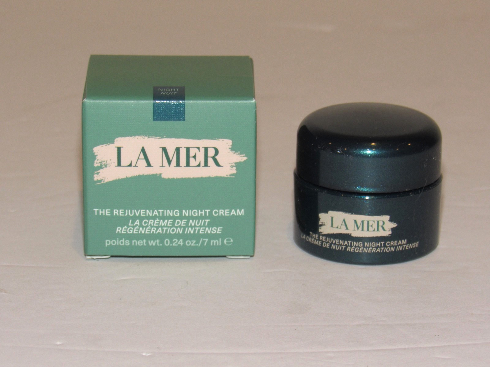 La Mer The Rejuvenating Night Cream 0.24 Oz 7mL Mini Travel Size NIB Moisturizer