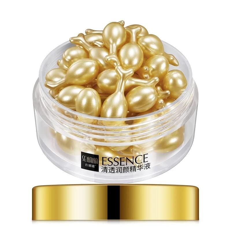 SENANA MARINA Active Skin Repair, Nourishing Anti Aging Night Serum Capsules for