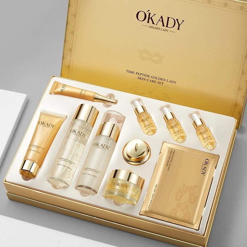 OKady Beauty Set Time Peptide Golden Lady Anti-wrinkle Nourishing Eye Cream Skin