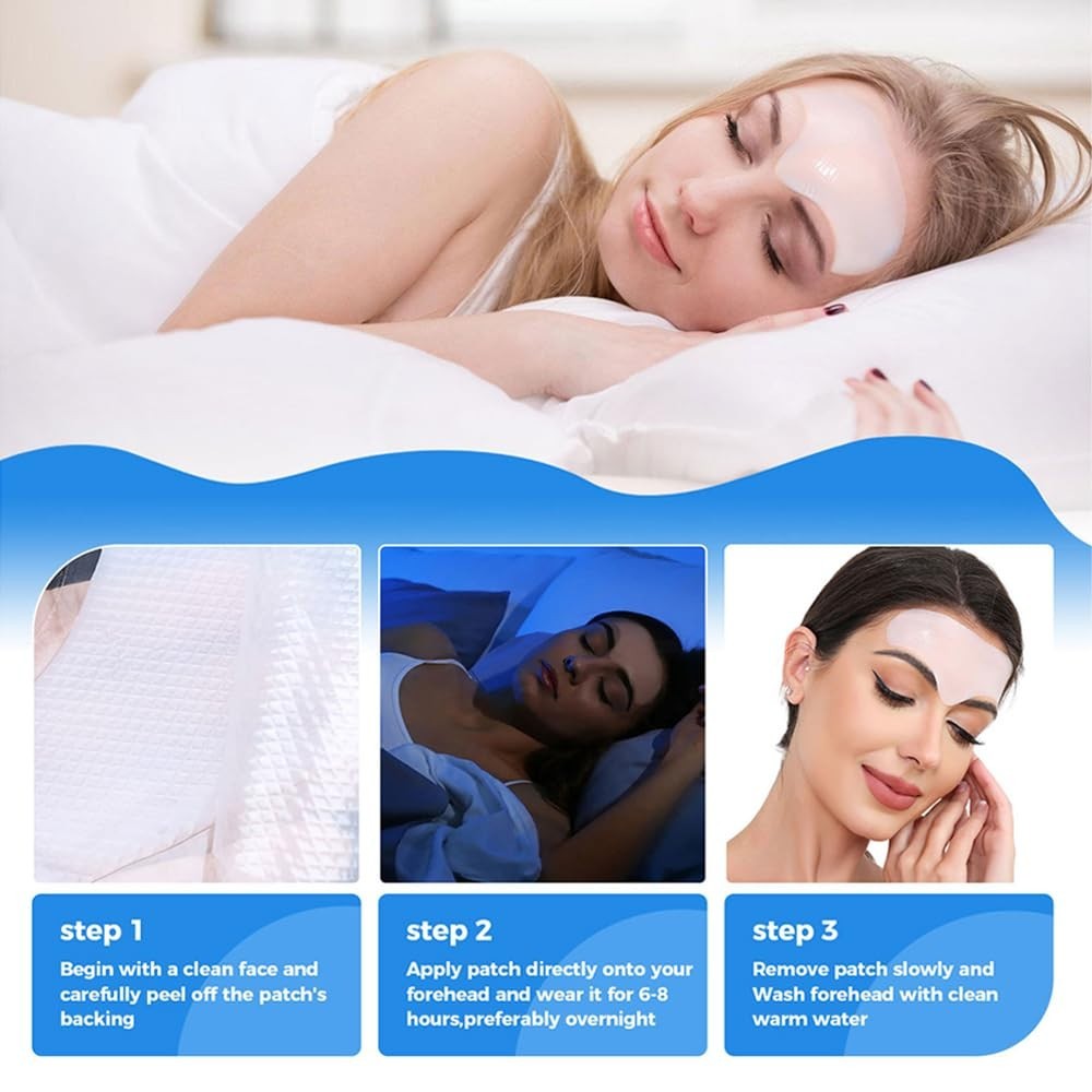 Forehead Wrinkle Patches Overnight 20 pcs with Collagen, Anti Wrinkle Patches…
