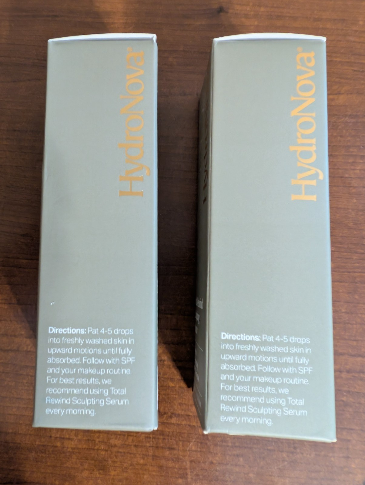 Lot of 2 NIB Factory Sealed HydroNova Total Rewind Sculpting Serum 1fl Oz/30ml