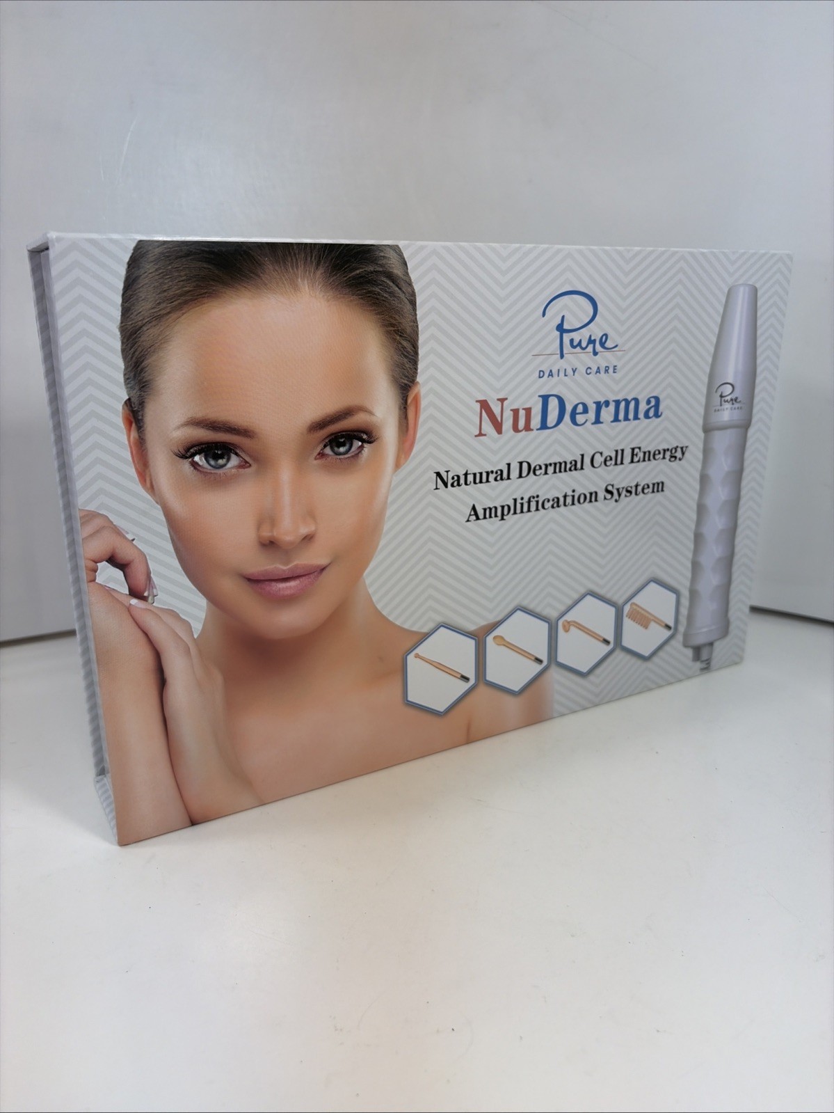 Pure Daily Care NuDerma Portable Handheld Skin Therapy Wand Machine