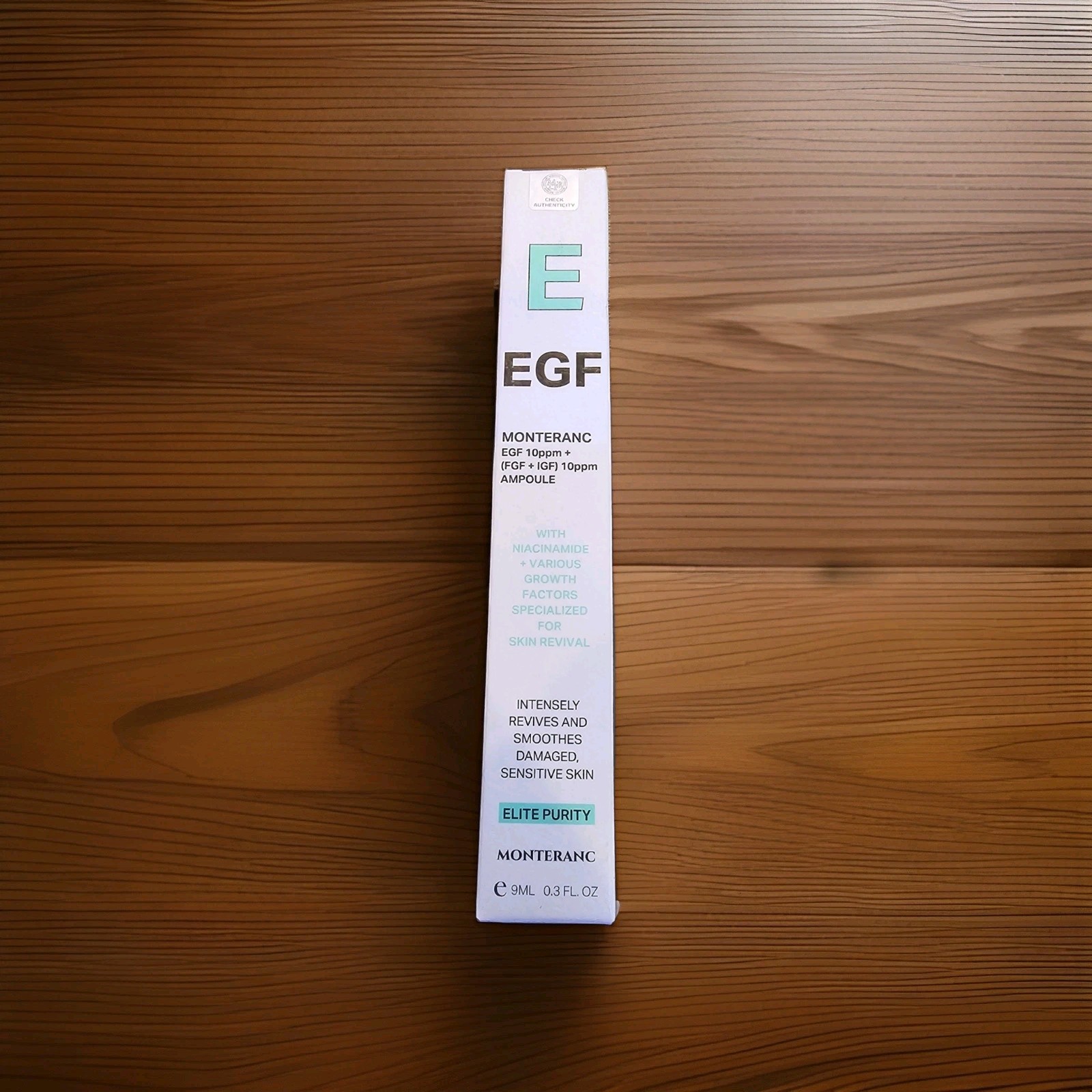 Monteranc EGF 10ppm K-Beauty Skin Care With Niacinamide Ampoule Korean Skincare
