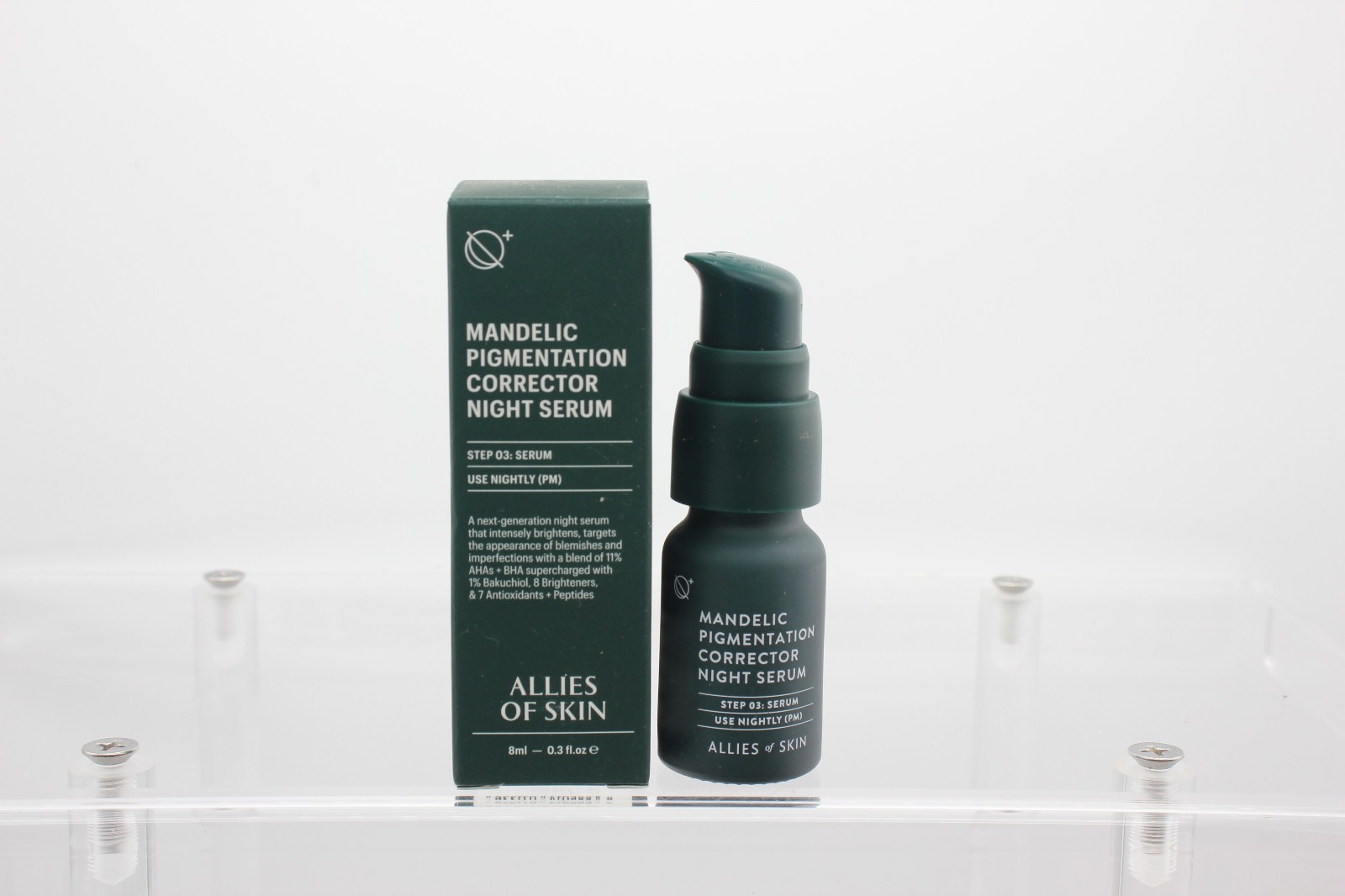 Allies of Skin Mandelic Pigmentation Corrector Night Serum, Step 3, 0.3 oz / 8ml
