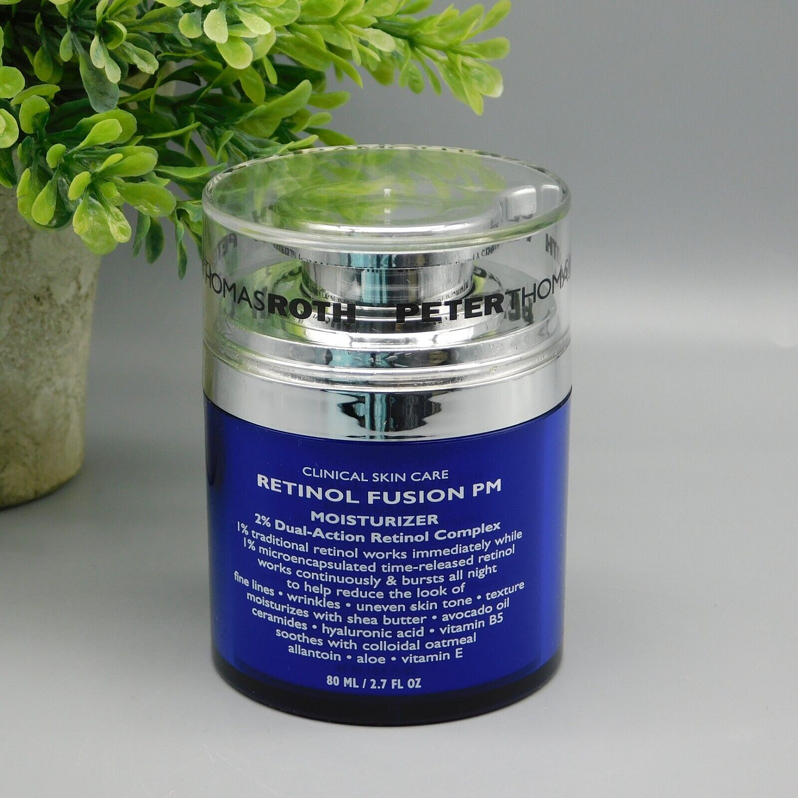 Peter Thomas Roth Retinol Fusion PM Moisturizer 2.7 oz New Without Box