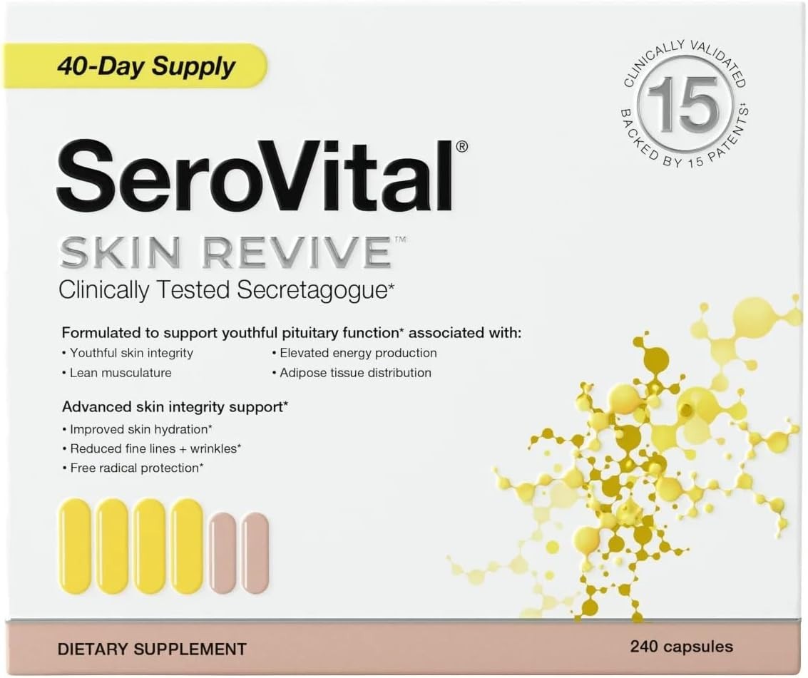 New Serovital Skin Revive – Anti-Aging Supplement for Women – Supports Skin
