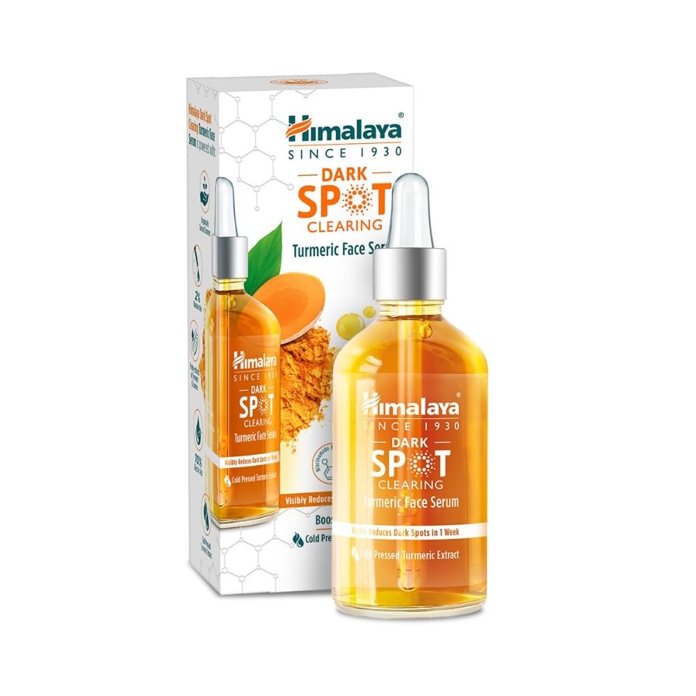 Himalaya Dark Spot Clearing Turmeric Face Serum for glowing skin 30ml