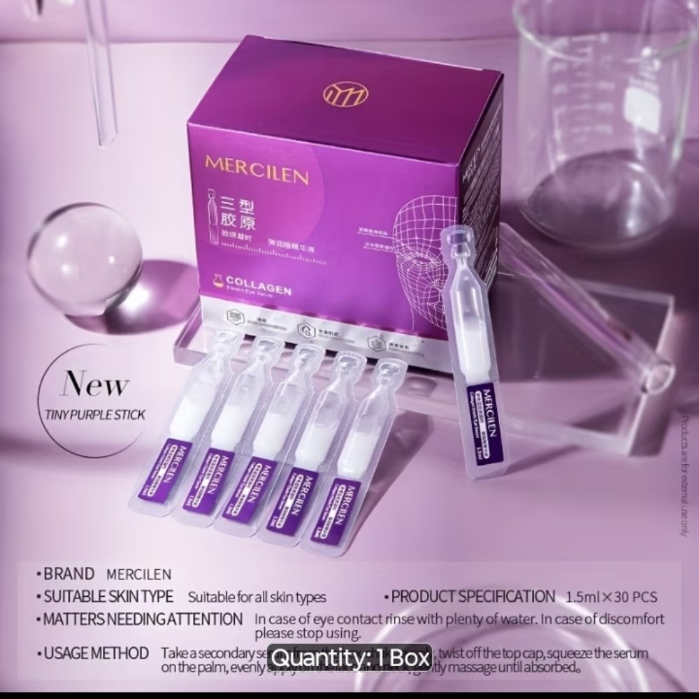 Collegen Serum 3 Triple Peptides Anti-aging 2 Pack 2 Months Supply Works Instant