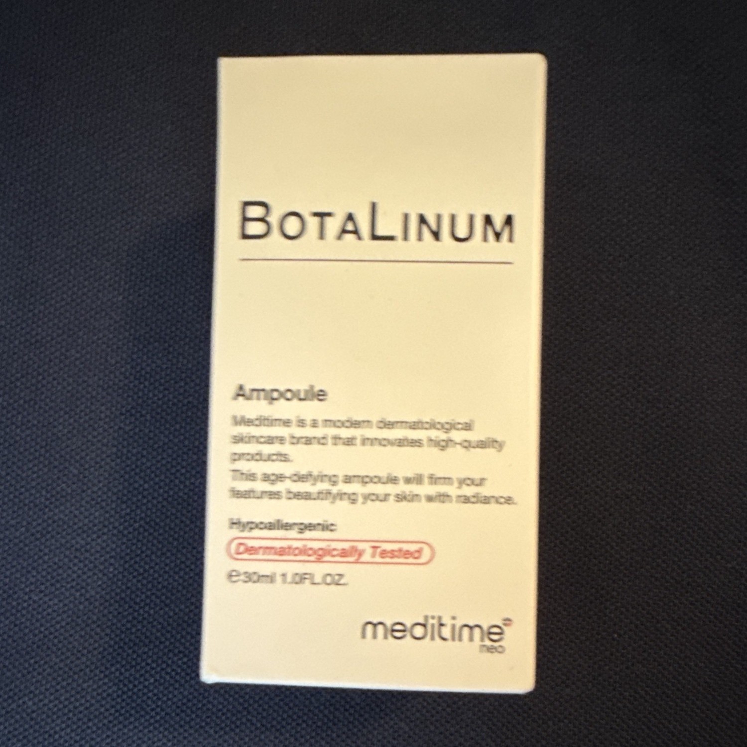 Meditime Botalinum new sealed Hyaluronic Acid Face Ampoule 30ml LiftFirmBrighten
