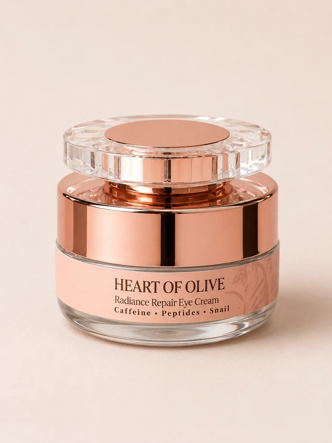 Radiance repair Eye Cream Caffeine – Peptide – Snail Heart of olive