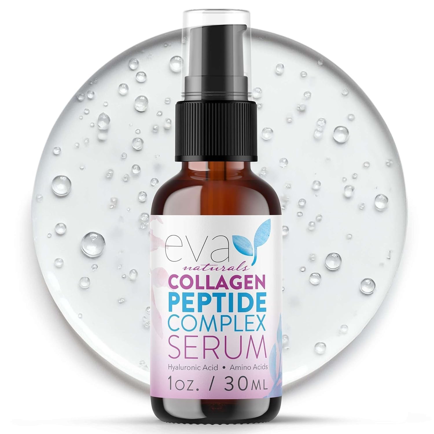 Collagen Peptide Face Serum – Elasticity & Brightening for All Skin Types – 1 oz