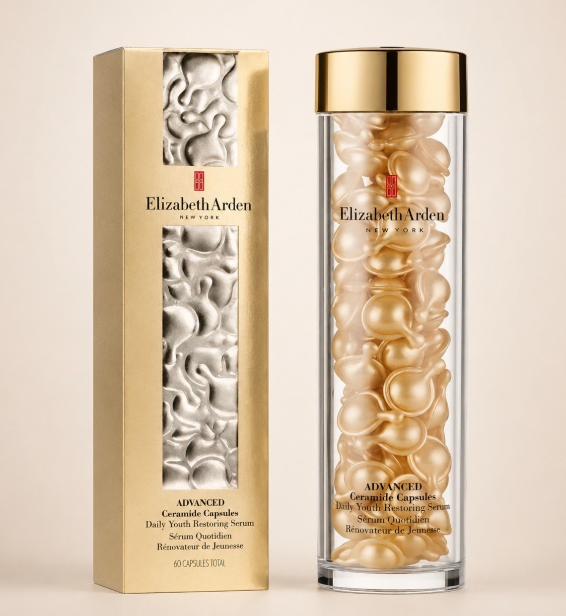 Elizabeth Arden Ceramide Capsules Youth Restoring Serum 90ct New Boxed