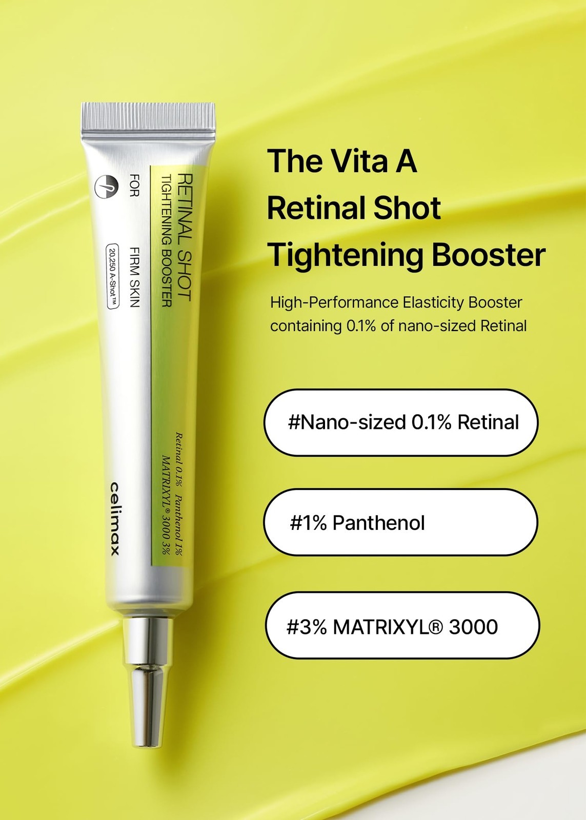 Retinal Shot Tightening Booster 0.1 | Anti-Aging, Pore Minimizer, 15ml
