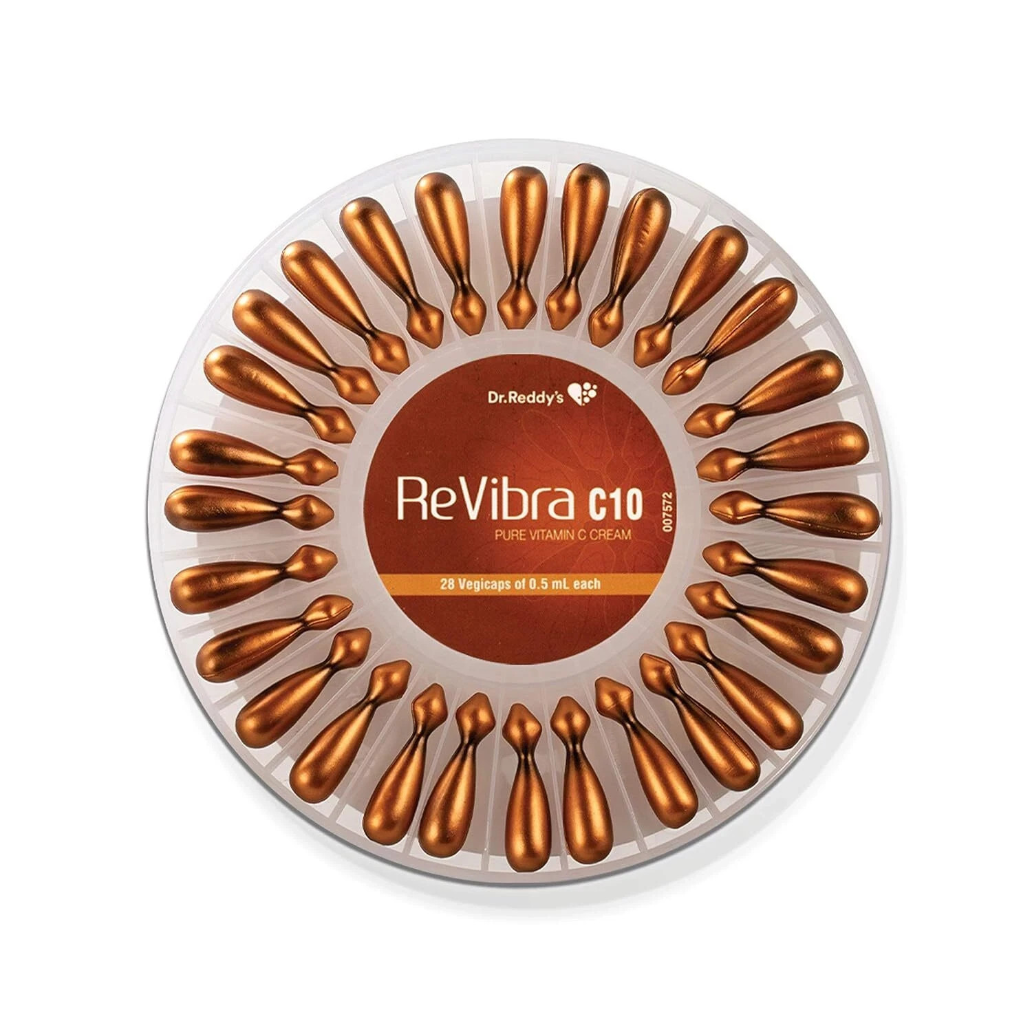 Revibra Dr Reddy’s C10 Pure & Bioactive Vitamin C 10% Serum 28 Vegicaps of 0.5ml