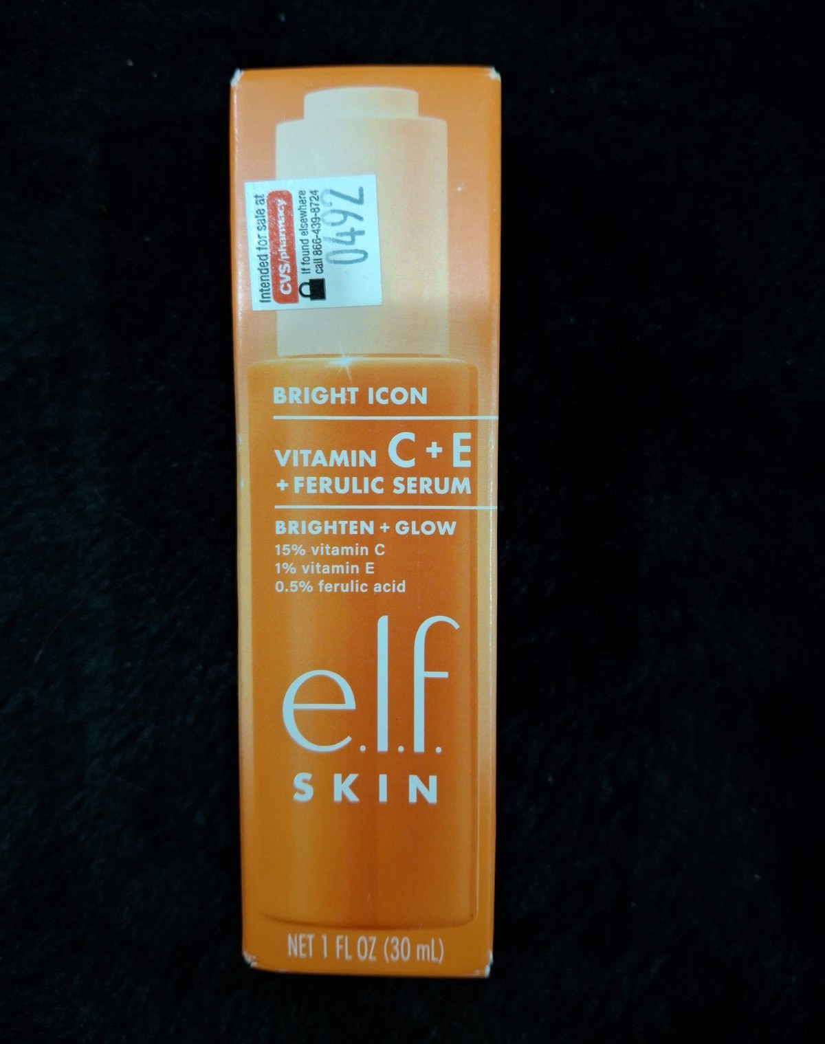 e.l.f. SKIN Bright Icon Vitamin C E Ferulic Acid Face Serum 1 fl oz (30 mL)