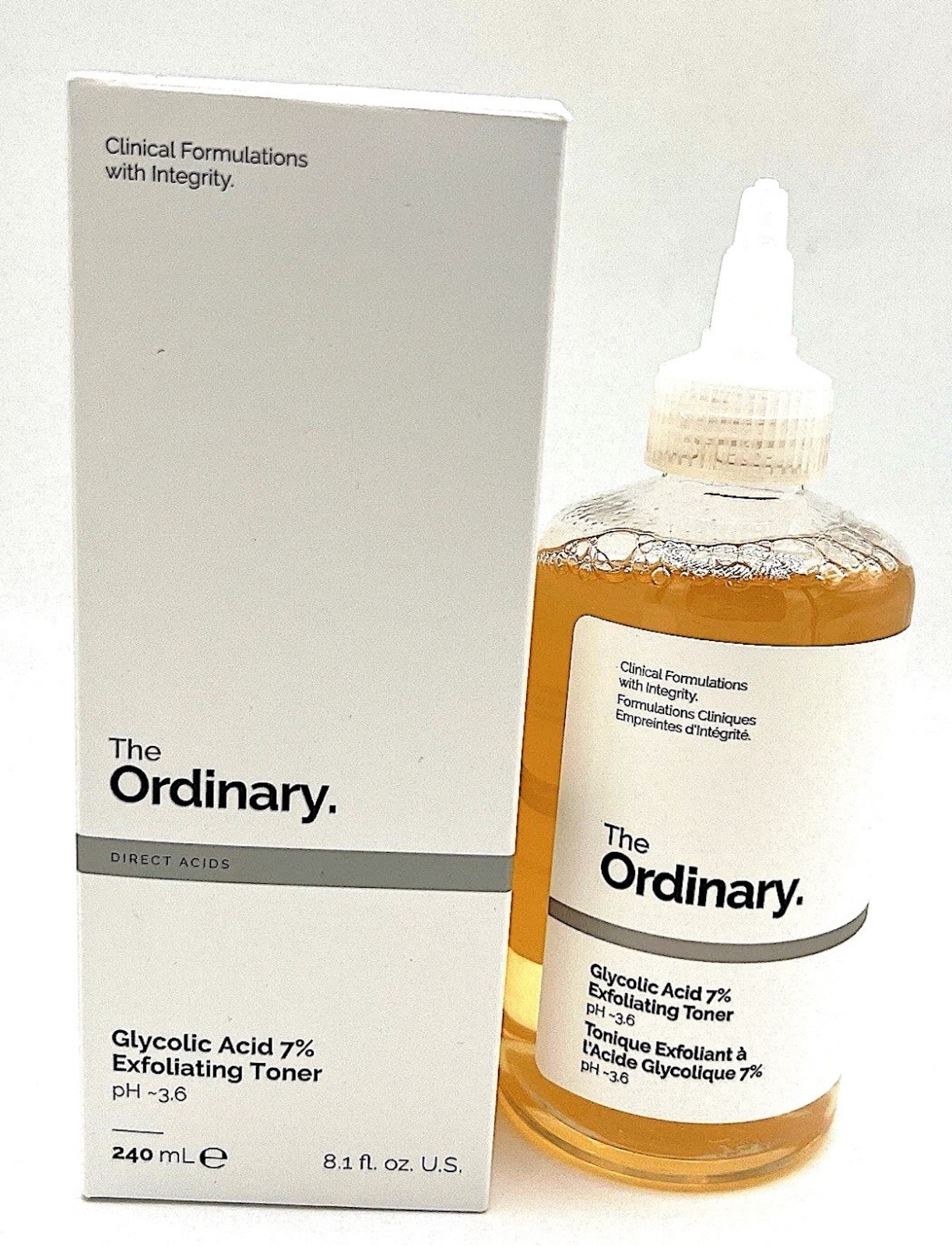 NIB The Ordinary Glycolic Acid 7% Exfoliating Toner – 240ml
