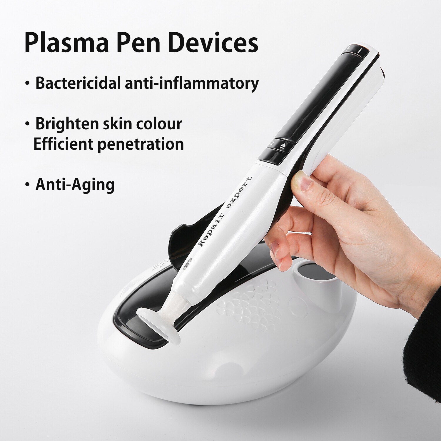 Portable Plasma Face Lifting Pen Cold Ozone Anti Acne Skin Rejuvenation Machine