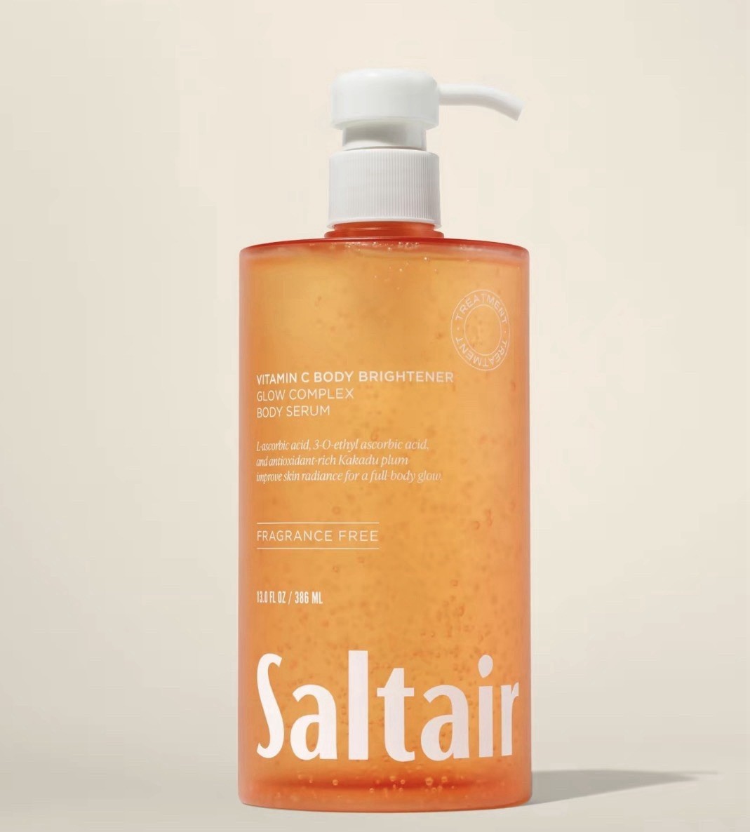 Saltair Vitamin C Body Serum for Glowing & Brighter Skin Glow 13fl Oz