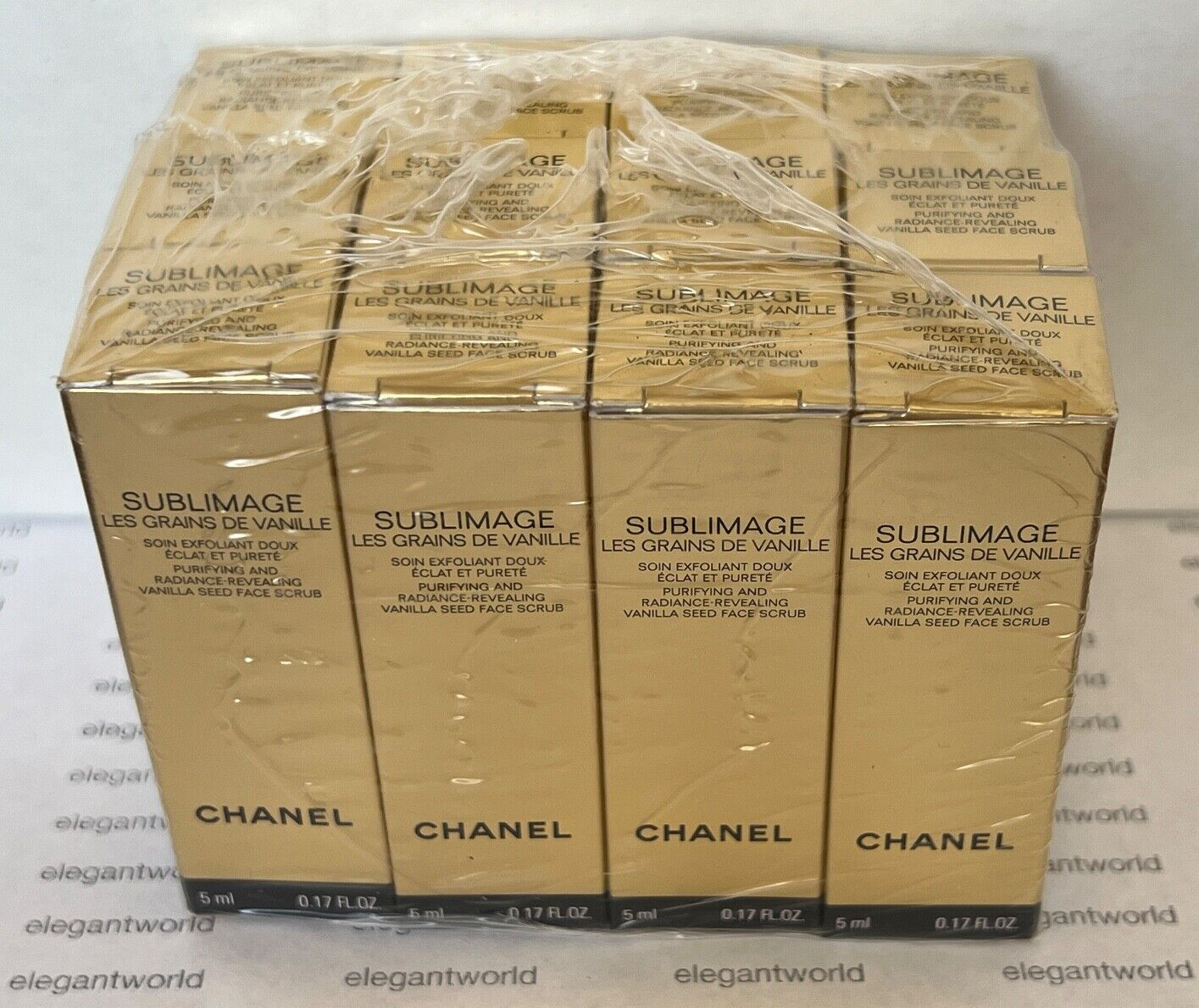 Chanel Sublimage LES GRAINS DE VANILLE SEED FACE SCRUB 5ml/0.17 Mini Size 12pcs