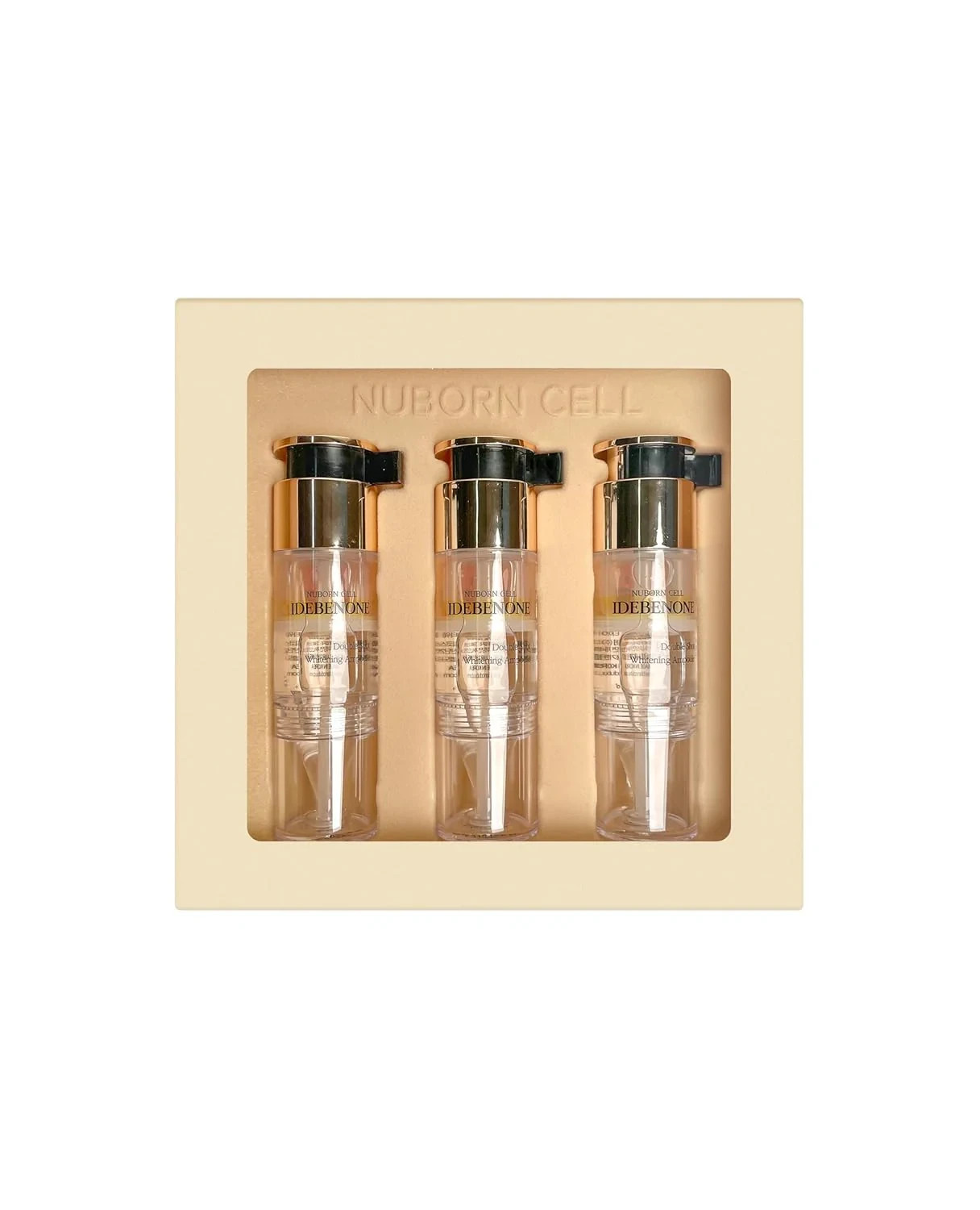 Blanc Dubu Nuborn Cell Idebenone Double Shot Whitening Ampoule 11ml x 3ea