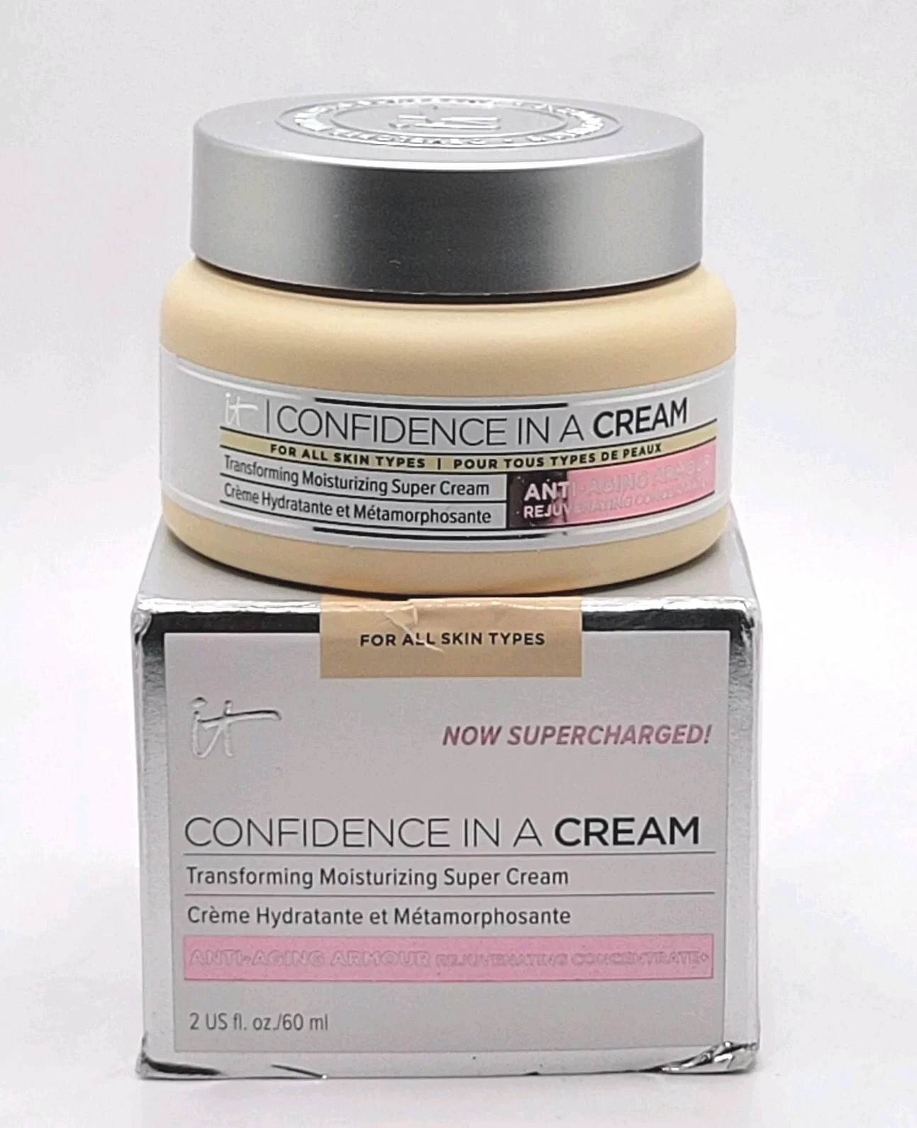IT Cosmetics Confidence in a CREAM 2oz Moisturizing Anti-Aging Cream NEW.