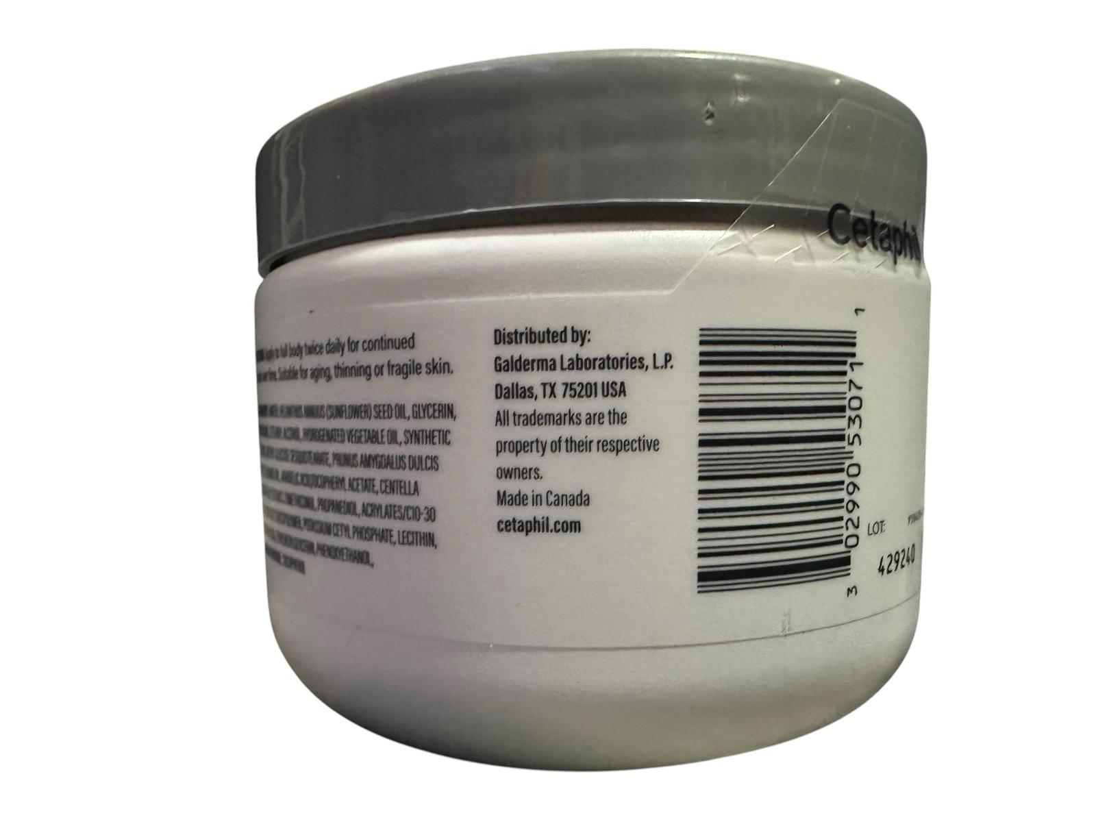2 Cetaphil Skin Activator Hydrating Firming Body Cream 12oz White Mandelic Acid