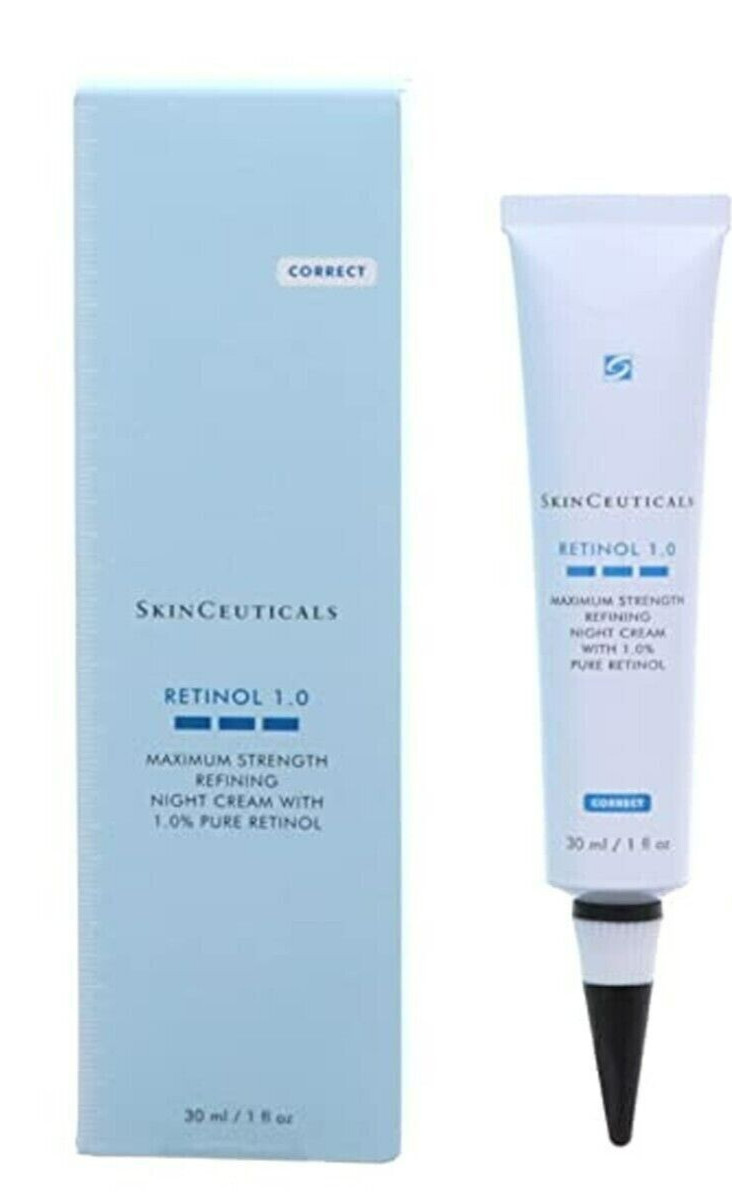 SkinCeuticals Retinol 1.0 Refining Night Cream with 1.0% Pure Retinol 1 oz/30 ml