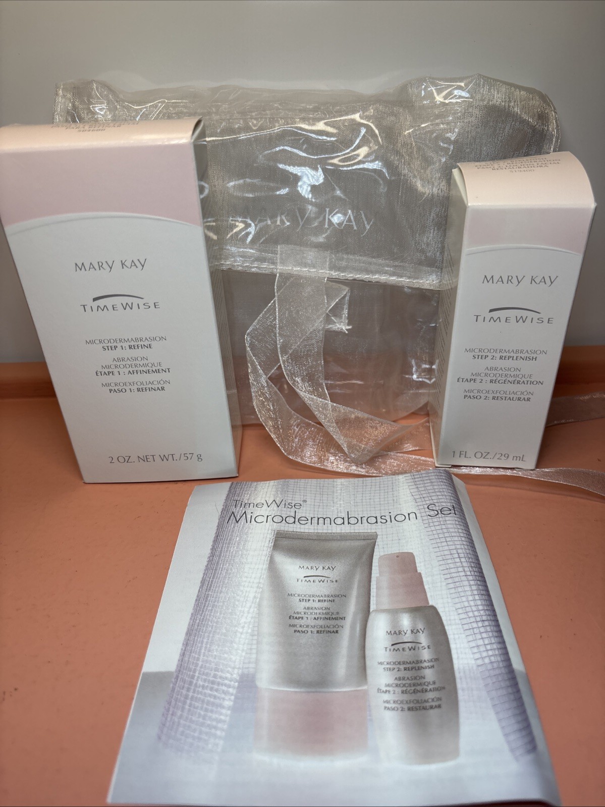 Mary Kay Timewise Microdermabrasion Set STEP 1 REFINE & STEP 2 REPLENISH *NEW*