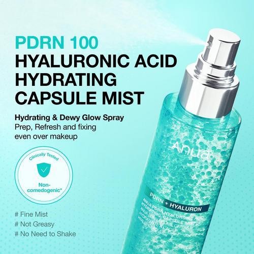Anua PDRN Collagen Glow Facial Serum Spray Hydrating Face Mist 3.38 Fl Oz