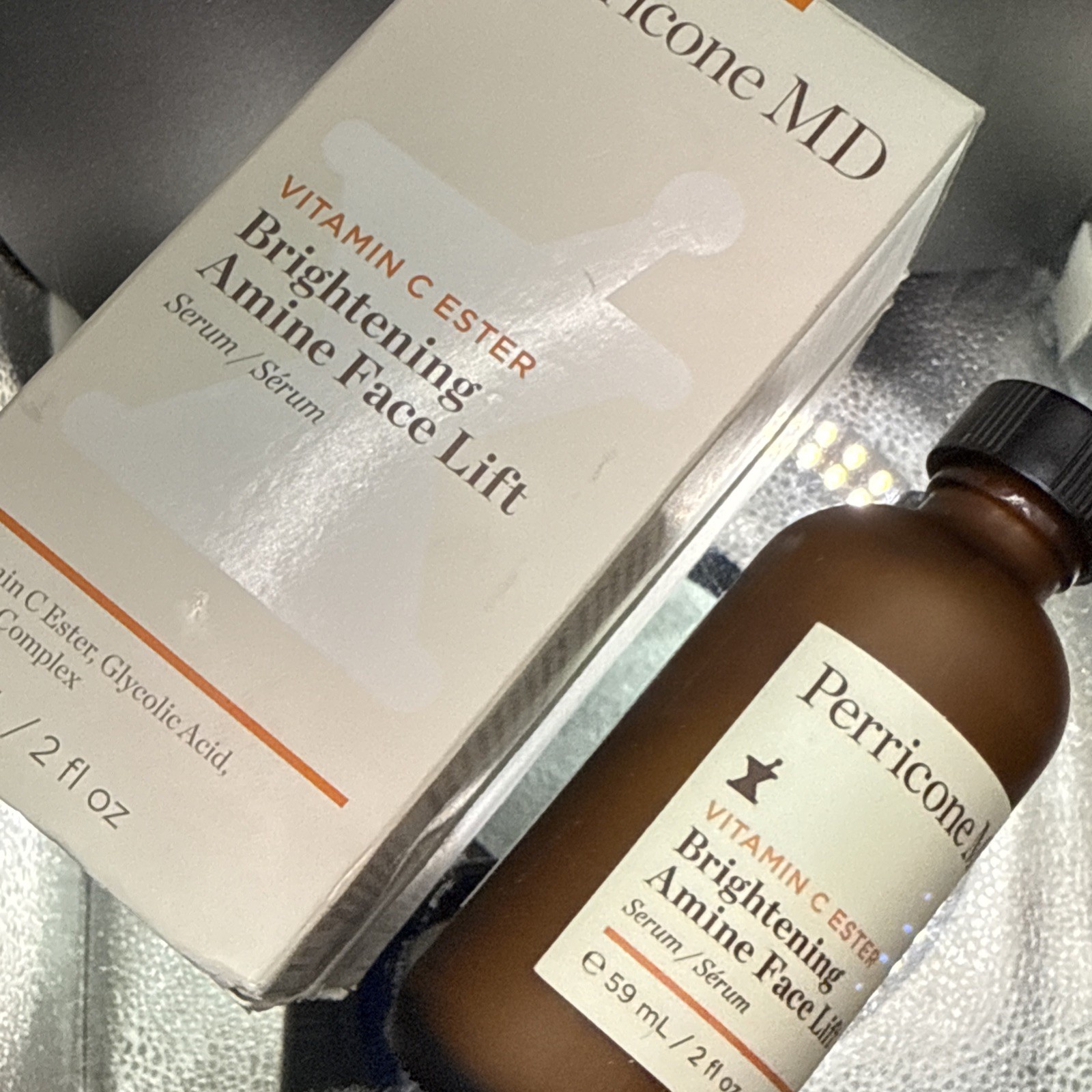 Perricone MD Vitamin C Ester Brightening Amine Face Lift 2oz 59ml $105 Value NIB