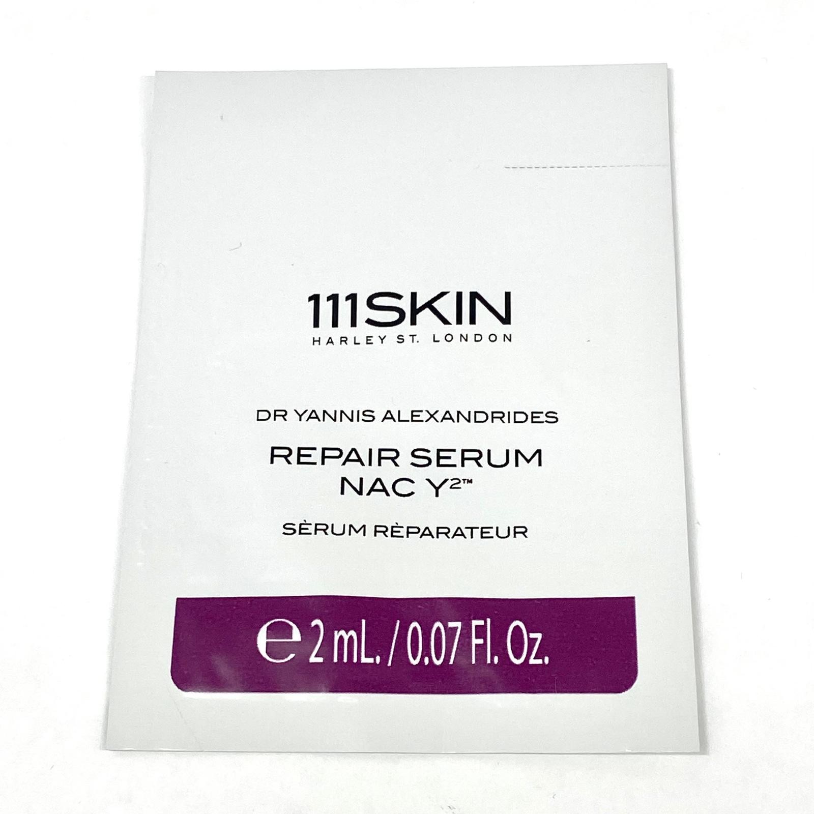 111Skin Repair Serum Nac Y2 Serum Reparateur New Packet Sample 2 ml / 0.07 fl oz