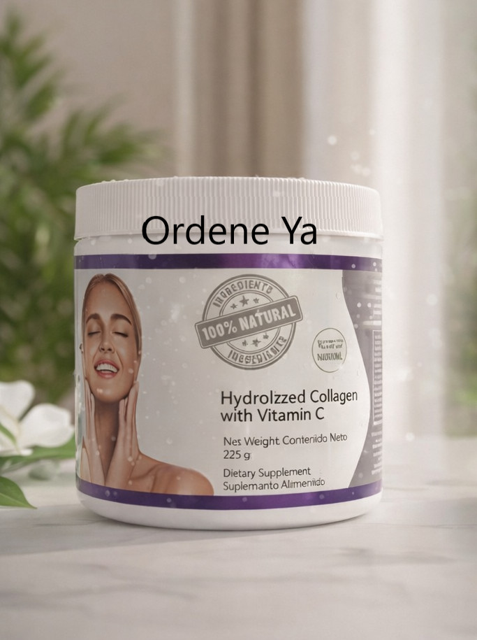 Hydrolyzed Collagen with Vitamin C Powder 225g Dietary Supplements
