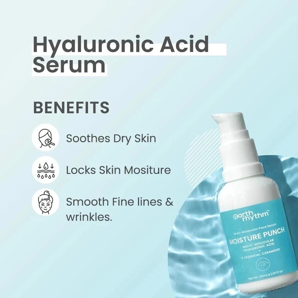 Earth Rhythm 3% POLYGLUTAMIC MOISTURE BOOST FACE SERUM – 30 ml