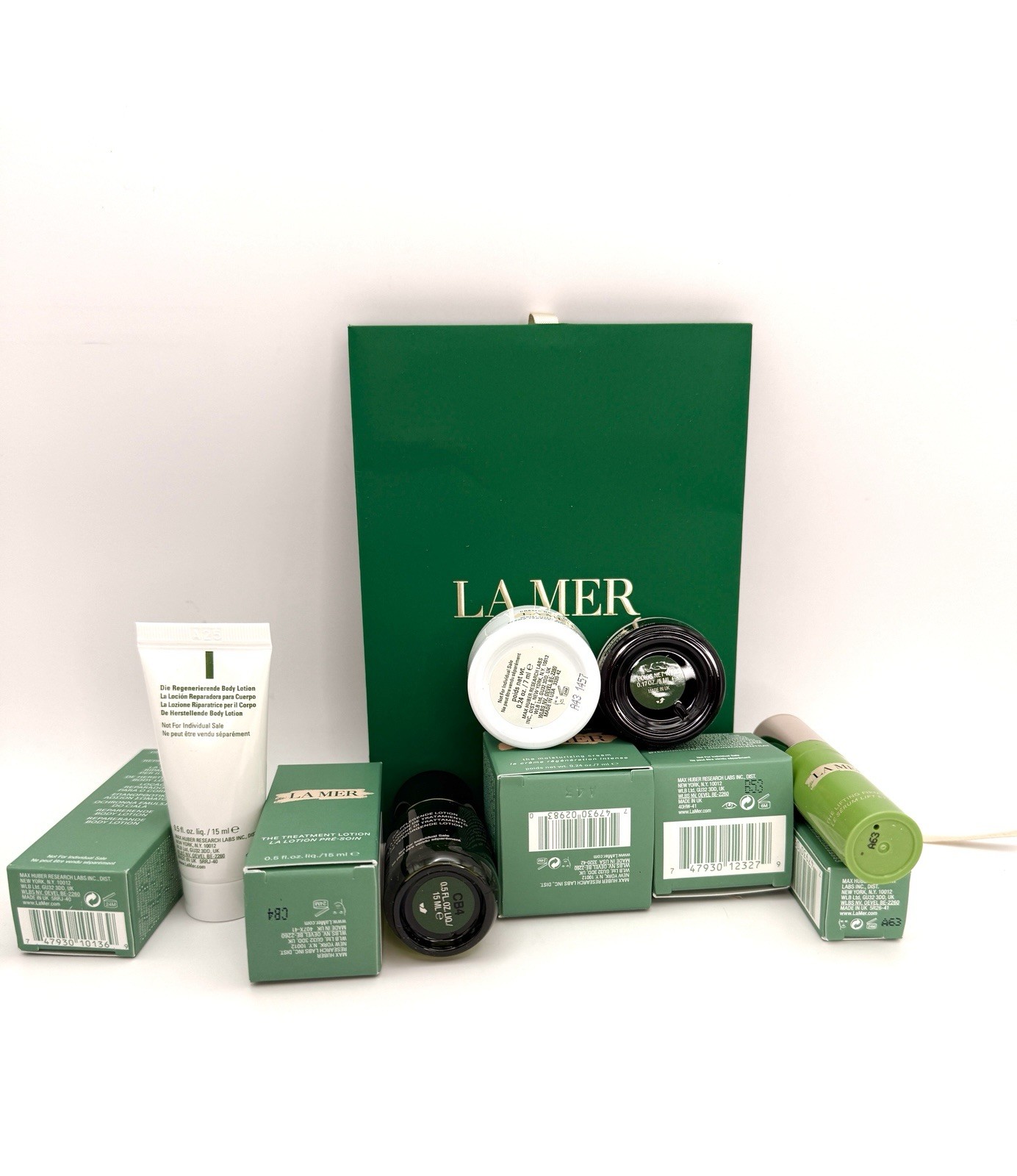 La Mer 6pcs Anti-aging Skincare Travel Set: Moisturizing Cream, Treatment Lotion
