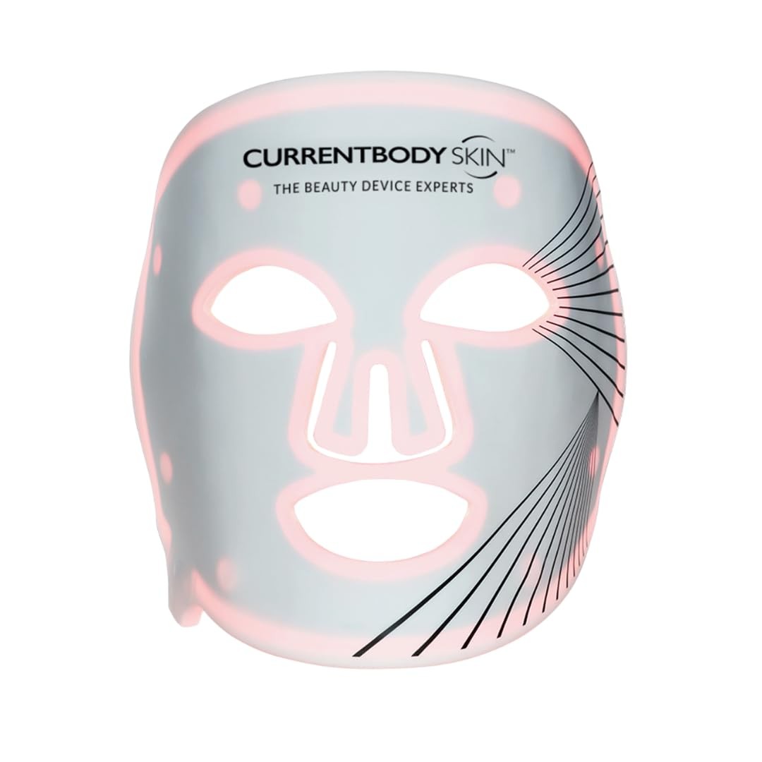 CurrentBody Skin LED Light Therapy Face Mask: 1 Count (Pack of 1), White