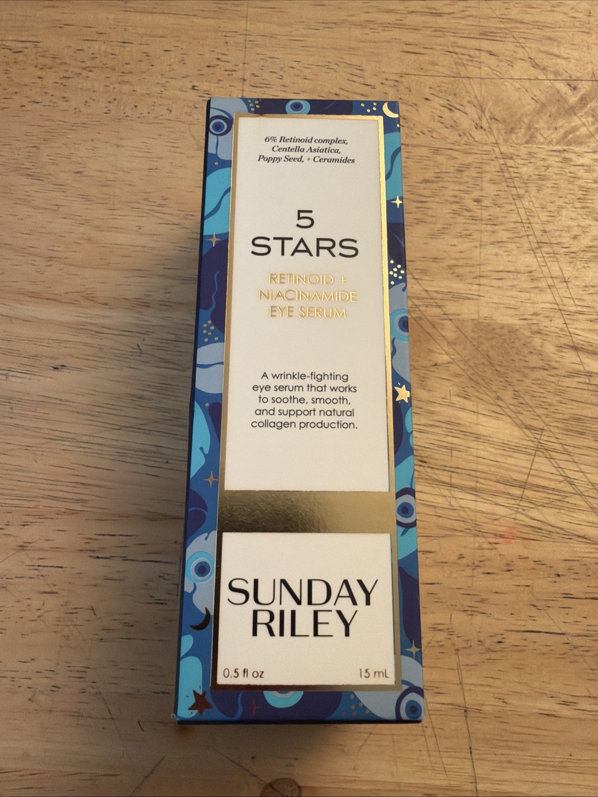 SUNDAY RILEY – 5 STARS Retinoid + Niacinamide Eye Serum – 15ml /0.5 oz – NIB